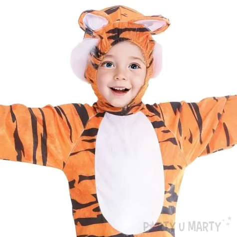xx stdz zestaw dla dzieci tygrysek kombinezon kaptur rozm 92 104 cm
