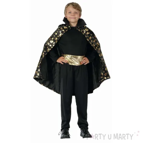 xx stdz zestaw dla dzieci zloty wampir peleryna pasek rozm 120 130 cm