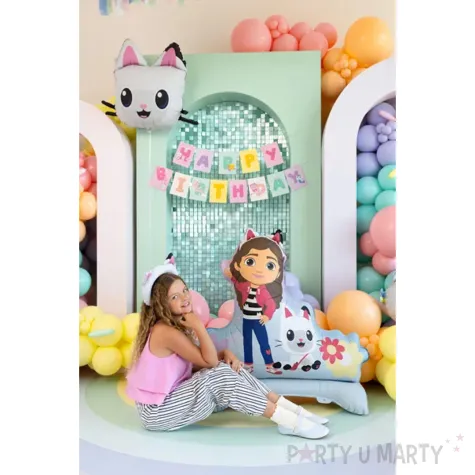 xx stojacy balon foliowy koci domek gabi 92x90 5 cm mix