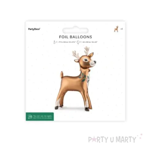 xx stojay balon foliowy renifer 65 x 105 cm mix