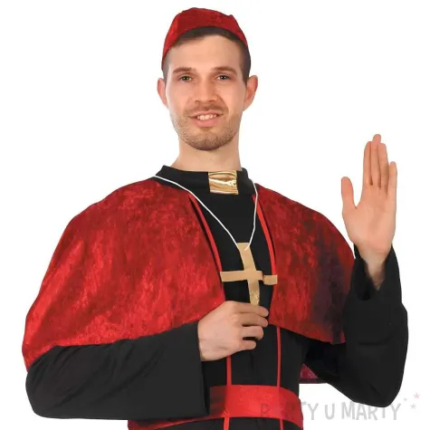 xx stroj dla doroslych ksiadz biskup czarno czerwony godan rozm uniw