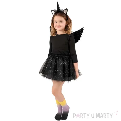 xx stroj jednorozec czarny rozmiar 116 128 cm