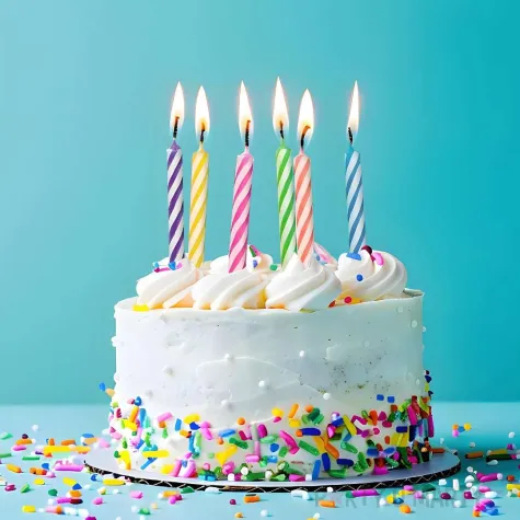 xx su swieczki urodzinowe 24 24 kolorowe z paseczkiem 6 cm