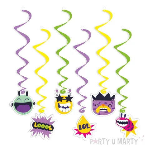 xx swiderki wiszace imprezkaaa mix 6 szt