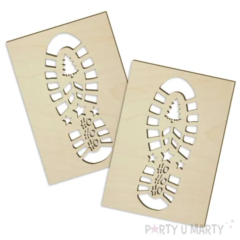 xx szablon but mikolaja sklejka 1 szt