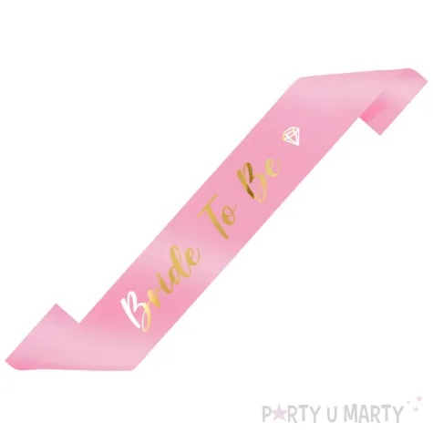 xx szarfa bride to be rozowy