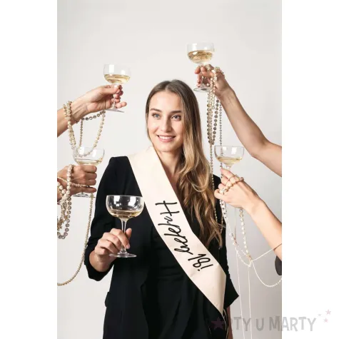 xx szarfa happy 18 krem 76 cm