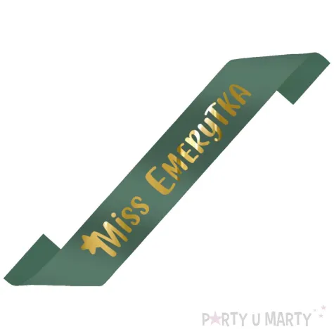 xx szarfa miss emerytka zielony