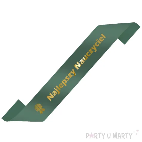 xx szarfa najlepszy nauczyciel zielony