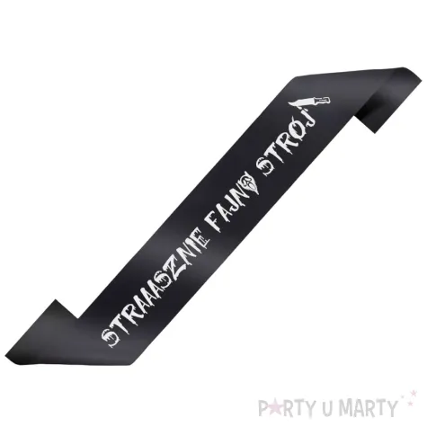 xx szarfa straaasznie fajny stroj czarny