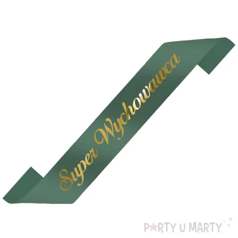 xx szarfa super wychowawca zielony