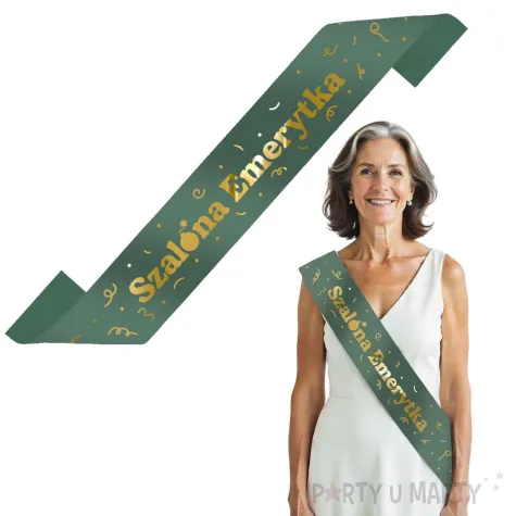 xx szarfa szalona emerytka zielony