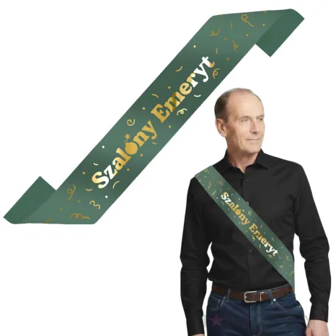 xx szarfa szalony emeryt zielony