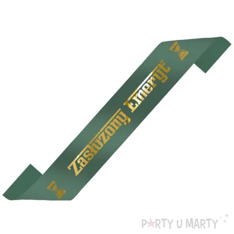 xx szarfa zasluzony emeryt klepsydra zielony