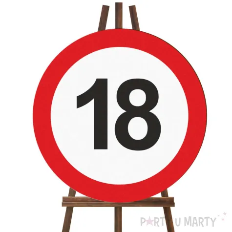 xx tablica powitalna 18 urodziny traffic