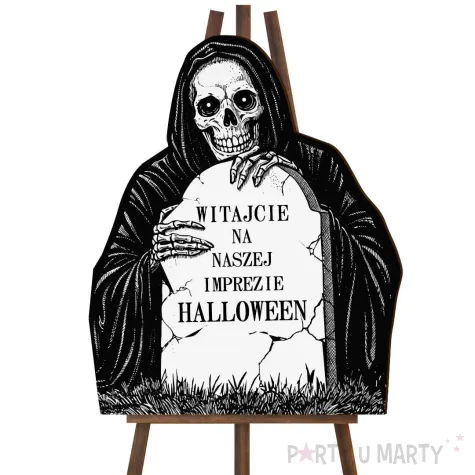 xx tablica witalna smierc szkielet halloween