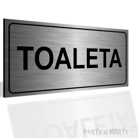 xx tabliczka informacyjna toaleta