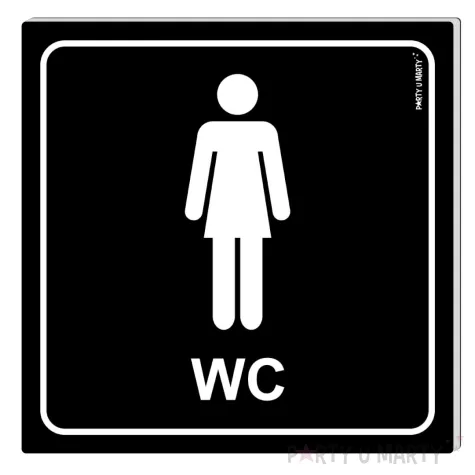 xx tabliczka informacyjna wc damskie