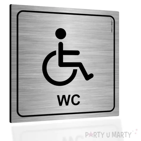 xx tabliczka informacyjna wc niepelnosprawny