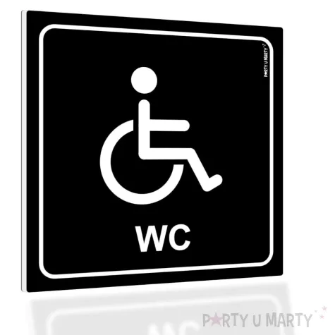 xx tabliczka informacyjna wc niepelnosprawny
