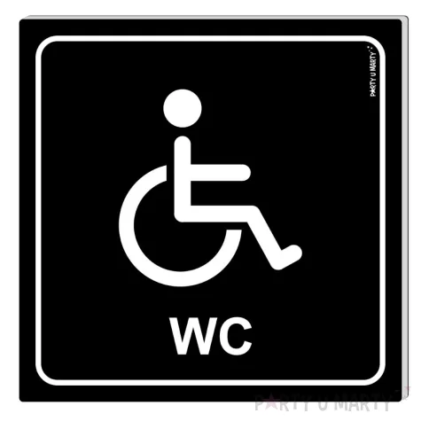xx tabliczka informacyjna wc niepelnosprawny