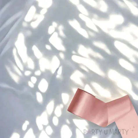 xx tasiemka satynowa brudny roz 100mm 25m