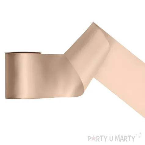 xx tasiemka satynowa brzoskwinia 100mm 25m