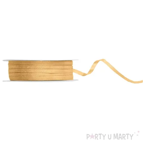 xx tasiemka satynowa jasny miodowy 3mm 50m