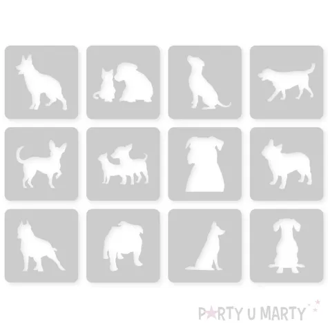 xx tatuaz brokatowe pies