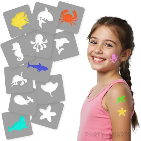 xx tatuaz brokatowe podwodny swiat