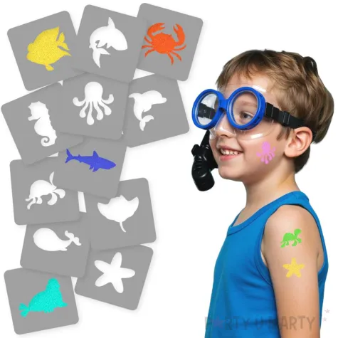 xx tatuaz brokatowe podwodny swiat