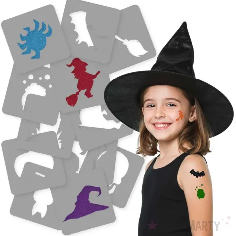 xx tatuaze brokatowe halloween