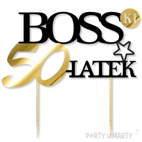 xx topper papierowy bosski 50 latek
