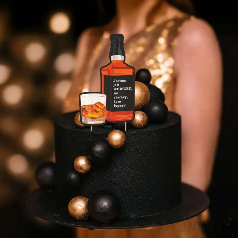 xx topper papierowy whisky