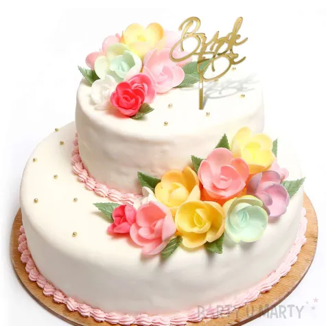 xx topper pl bride to be zlote lustro