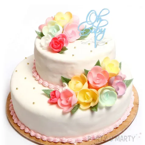 xx topper pl oh baby niebieski pastel