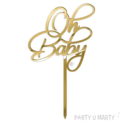 xx topper pl oh baby zlote lustro