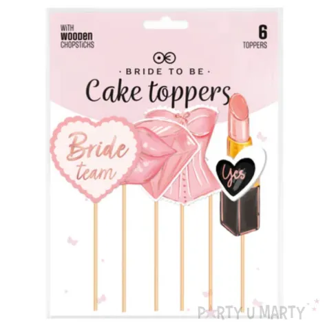 xx toppery bride to be zestaw 6 szt