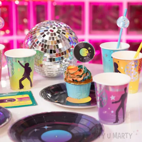 xx toppery retro disco 8szt zestaw