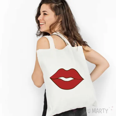 xx torba eko usta czerwone