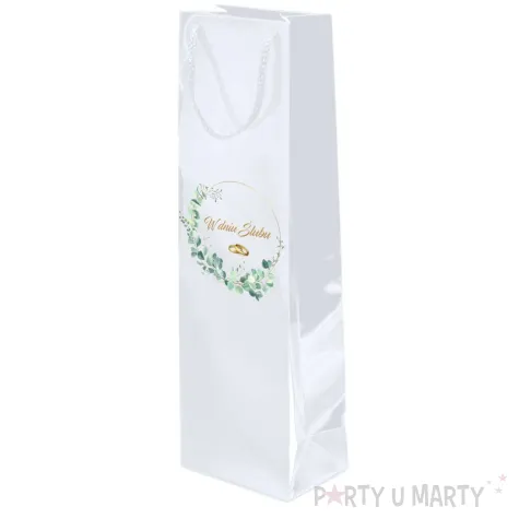 xx torebka biala w dniu slubu wino