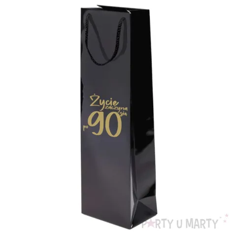 xx torebka czarna zycie zaczyna sie po 90 wino