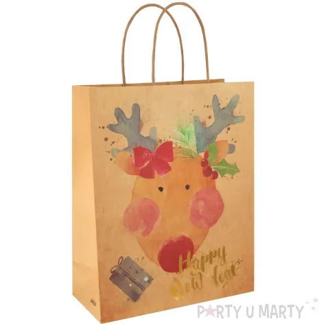 xx torebki na prezenty duze renifer