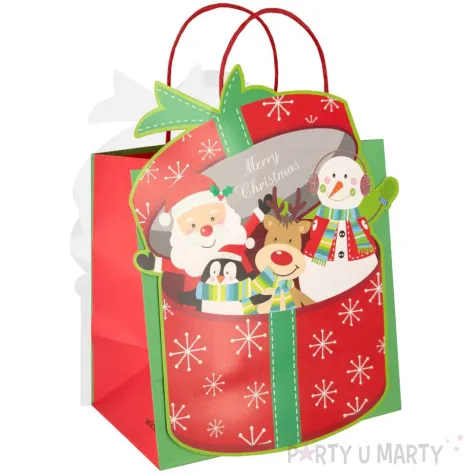 xx torebki na prezenty swiateczna zgraja pudelko