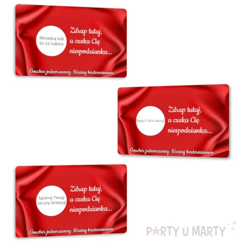 xx voucher ona hard czerwony