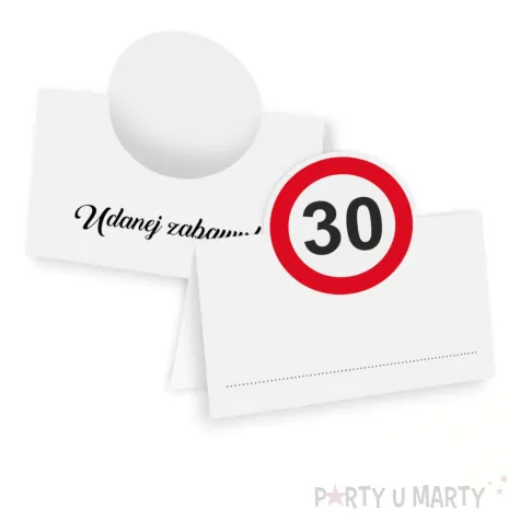xx winietki 30 urodziny traffic birthday