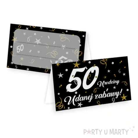 xx winietki 50 urodziny glamour birthday