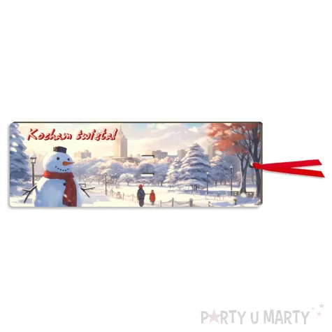 xx zakladka z dlugopisem bn kocham swieta