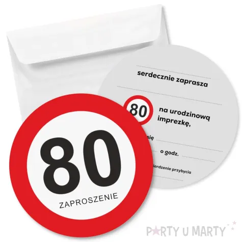 xx zaproszenie 80 traffic