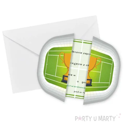 xx zaproszenie tenis